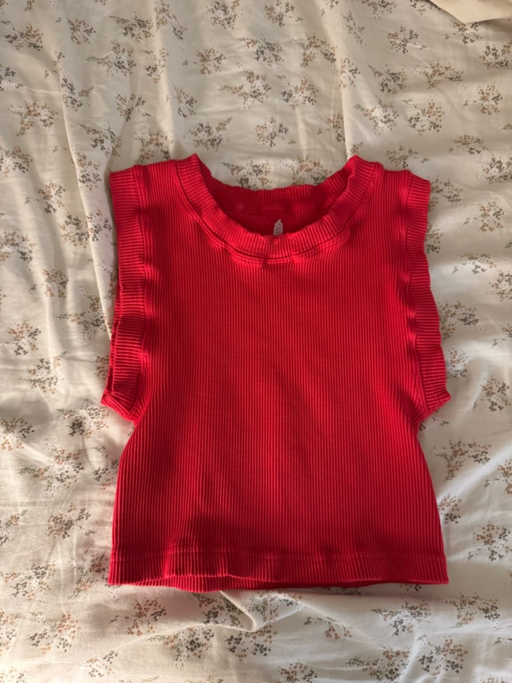 Free People Ribbed Sleeveless Tank M/L